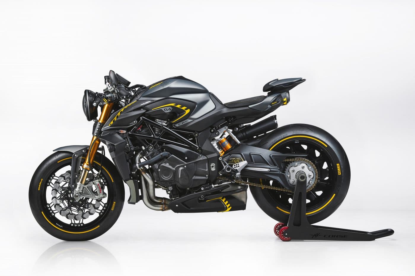 Dé naked bike van MV Agusta