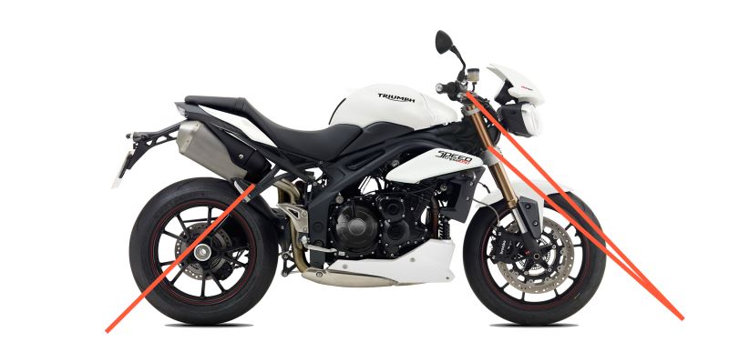 motor vervoeren met spanbanden